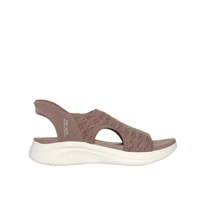 Skechers Ultra Flex 3.0 - Sun Warmth Sandalias deportivas para mujer beige en textil y sintético 83650 - 1