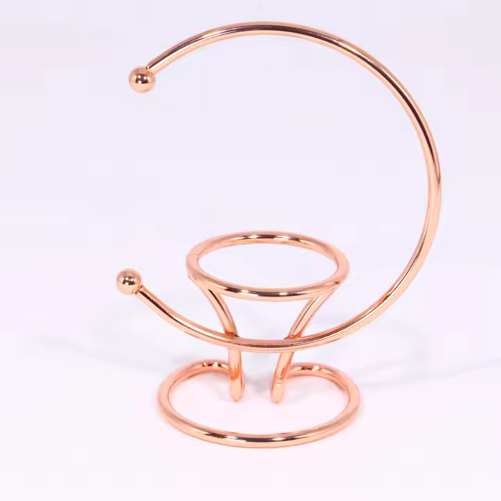 Soporte De Metal Para Dos Sferas De Cristal Adorno De Belleza Decoración Para El Hogar Estilo Pastoral Sin Personalizar - 1