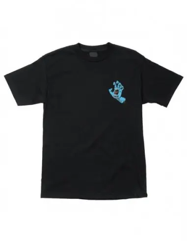 CAMISETA SANTA CRUZ SCREAMING HAND CHEST BLACK-BLACK - 1