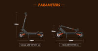Patinete Electrico KuKirin G2 Max Neumáticos Todo Terreno de 10 Pulgadas Motor de 1000W Velocidad Máxima de 55Km/h Batería de 48V 20Ah Alcance de 80km Carga Máxima de 120KG Asiento Desmontable Altura Ajustable - details 19