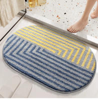 VIKAMA Alfombra De Baño Con Dibujos Animados Absorbente Y Antideslizante Para Toilette Y Puerta Del Baño Material De Poliéster Moderno Y Simple - details 11
