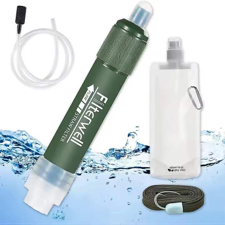 Filtro de agua portátil y purificador de agua con filtro de carbón. - 1
