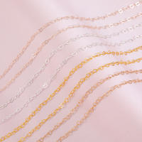 Cadena De Corazón De Cobre 3mm Para Collar Y Pulsera DIY Metal Dorado Plata Rosa Tamaño De Cada Corazón 3mm 1 Metro Por Pieza - details 9