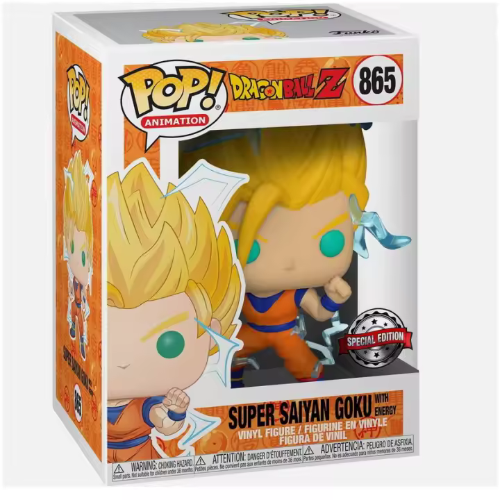 Funko pop Super Saiyan Goku With Energy 865 Dragon Ball Z - 1