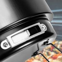 Barbacoa Portátil Redonda De Carbón Para Exterior Con Manija Estufa Circular De Hielo Pequeña Para Picnics Camping Y Cocina En Casa - details 4
