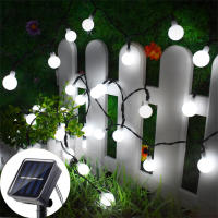 1Pack Luces De Cadena Solar Para Jardín Globos De Navidad Impermeables 8 Modos Decoración De Bodas Y Navidad Al Aire Libre - details 9