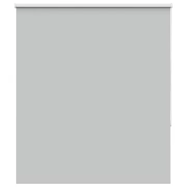 vidaXL Estor Enrollable Opaco gris claro 135x130 cm Tela Ancho 131,6cm - 1