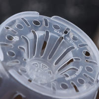 Maceta De Flor Transparente Con Agujeros Para Jardín Y Orquideas Accesorios De Maceta De Plástico Moderno Con Drenaje - details 2