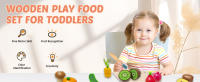 Juguetes Educativos De Madera Magnéticos Con Frutas Y Verduras Para Cocinar Juego De Rompecabezas Para Niños Y Niñas De 3-12 Años Regalo Ideal Para Montessori - details 0
