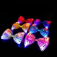 Cuello Tiesa LED Con Luces Parpadeantes Y Brillo De 10/30/50 Piezas Para Mujeres Regalo Luminoso Para Boda Y Fiestas Accesorio De Moda Para Eventos Nocturnos - details 4