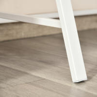 HOMCOM Escritorio Mesa de Ordenador 84x45x85 cm con Encimera de Madera y Patas de Metal Estilo Moderno para Oficina Estudio Dormitorio Carga 20 kg - details 7