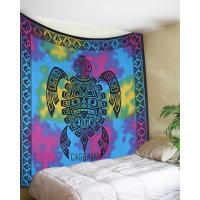 Printex  - Tapiz con Estilo de Mandala Indio - 220 x 240 cm- Pareo Manta Picnic, Yoga, Antiarena, Multiusos, Decoracion Pared, Toalla de Playa - details 1