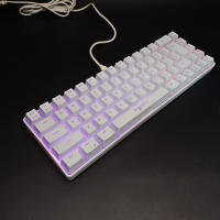 Teclado De Juego Ergonómico Mini 60% Con Retroiluminación RGB Teclado Membránico Compacto Para Windows PC Laptop Tableta - details 15