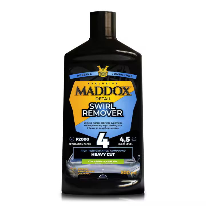 Maddox Detail - Swirl Remover - Pulimento Para Arañazos de Coche. Reparador Arañazos Coche, Quita Arañazos Coche y Marcas de Lavado de la Pintura, 500 ml - 1