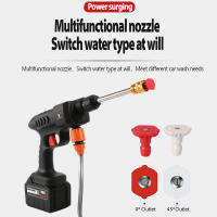 Pistola de lavado de coche de alta presión inalámbrica, 60bar, 200W, 21 V, 20000/30000mAh, batería, generador de espuma, limpiador de pistola de agua,Lavadora de automóviles sin cuerda - details 4