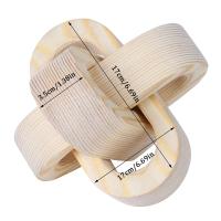 Decoración Bohemia De Madera Trenzada De 3 Enlaces 11/17cm Nó De Cuerda Decorativa Moderna Rústica Para Mesa De Café Y Hogar - details 10
