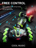Coche De Acrobacia Remoto 4WD Con Control Por Movimiento De Reloj RC Coche De Escalada Para Niños Con Luces Y Spray Regalo De Cumpleaños Y Navidad - details 0