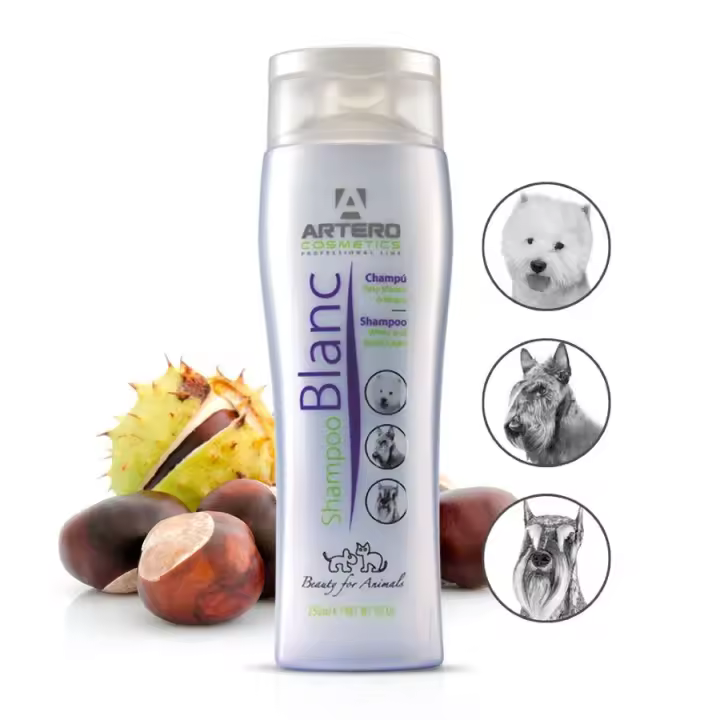 Artero Blanc, Champú para Perros de Pelo Blanco o Negro. (250 ml) - 1