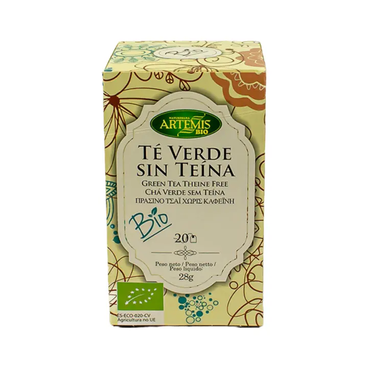 Té Verde Sin Teína BIO 20g Artemis – Antioxidante, Digestivo y Relajante - 1