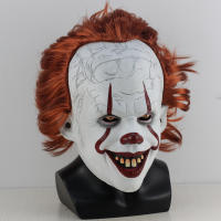 Máscara De Payaso Malvado Pennywise Disfraz De Horror Para Fiesta De Halloween Carnival Latex Inalámbrico Para Adultos Unisex - details 3