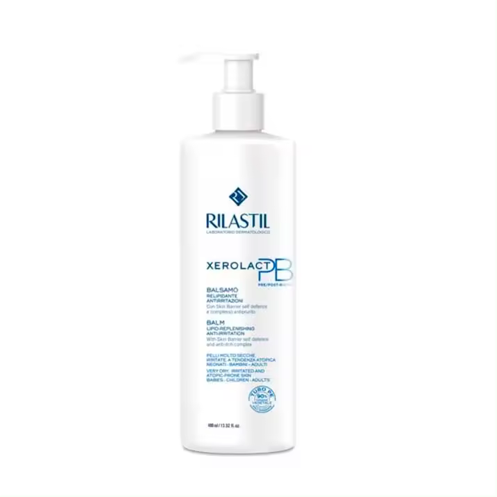 Rilastil Xerolact Bálsamo Hidratación 48h y Anti-irritaciones para Piel Seca y Atópica 400ml - 1