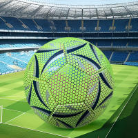 1 Pc Balón De Fútbol LED Reflectante Para Entrenamiento Adultos Material PVC Luminoso Y Fluorescente Sin Inflar - details 3