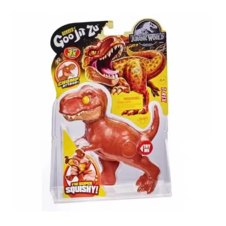 Goo Jit Zu Figura Jurassic World T-Rex de Bandai - 1