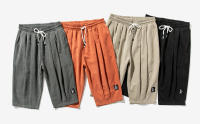 Pantalones Harem De Verano Para Hombres Talla Grande Cortos Joggers Estilo Chino Calf-Length Casuales Baggy Male Capris Trousers 8XL - details 1