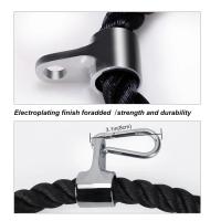 Cuerda De Agachamiento Para Tríceps Accesorio De Gimnasio Para Músculos De Braza Y Hombro Manijas De Face Pull Para Entrenamiento De Fuerza - details 9