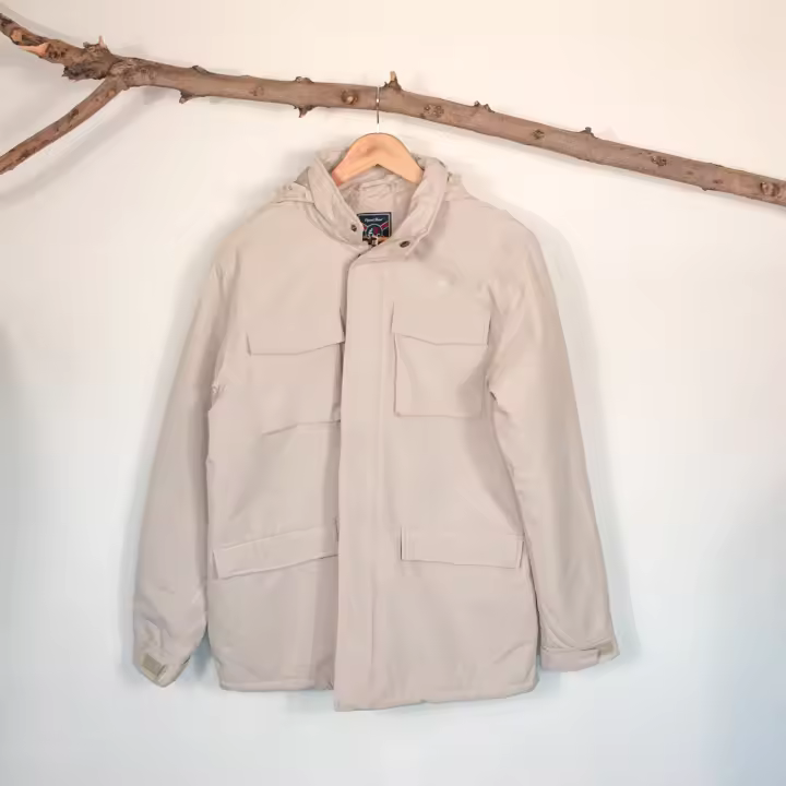 Marca SC ORIGINAL Chaqueta Hombre Multibolsillos Con Capucha, cortavientos, impermeable, felpa - 1