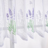 Cortinas Cortas De Tulle Blanco Europeo Para Sala De Estar Dormitorio Comedor Cocina Cubierta De Armario Lace Decoración De Ventana Para Bodas - details 4