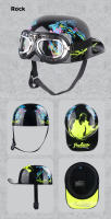 Gorro De Béisbol DS 2023 Retro Casco De Verano Para Motocicleta Cruzador Chopper Vintage Con Abertura Frontal Para Scooter Y Gangster - details 15