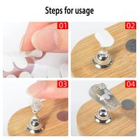 Cinta Adhesiva Doble Cara Para Uñas Postizas 100Pcs Transparente Y Traceless Herramienta De Manicura Soporte De Exhibición Para Uñas Falsas - details 5