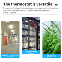Termostato Digital Para Incubador Controlador De Temperatura Calentamiento Enfriamiento Refrigeración Descongelación Relé Sensor - details 21