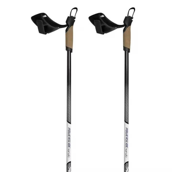 Powerslide Bastones Nordic Skating Carbon Negro Unisex Adulto - 1