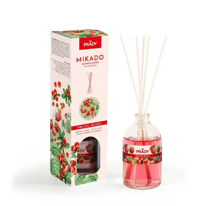 Ambientador Mikado 100ml: Frutos Rojos - Prady - 1