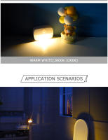 Lámpara Nocturna LED Con Sensor De Movimiento Lámpara De Noche Para Decoración De Habitaciones Y Armarios Con Enchufe EU Luz De Noche Rectangular Para Dormitorio Y Hogar - details 10