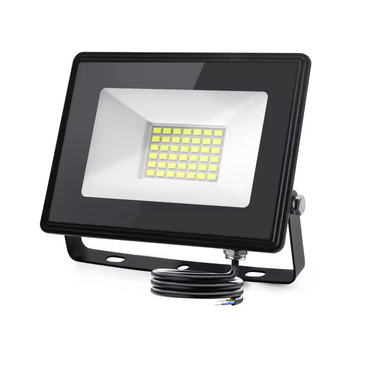 Aigostar Foco Led Exterior 30w 2700 lúmen,Luces Led Exterior Impermeable IP65,Proyector LED Exterior Blanco Frío 6400K para Jardín,Patio,Garaje,Parque - 1