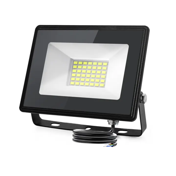 Aigostar Foco Led Exterior 30w 2700 lúmen,Luces Led Exterior Impermeable IP65,Proyector LED Exterior Blanco Frío 6400K para Jardín,Patio,Garaje,Parque - 1