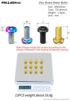 Tornillos De Bicicleta De Titanio M5X10mm T25 Para Freno De Disco Shimano 160mm 180mm 203mm Riesgo 10 Piezas Herramientas De Reparación De Bicicletas - details 2