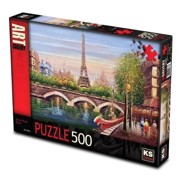 Puzzle Galery Art Seine River Paris, 500 Piezas, KS Games - 1