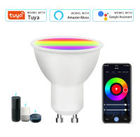 Bombilla LED Inteligente GU10 Tuya Smart Light Bluetooth Wifi Para Sala De Estar Y Dormitorio Con Foco De Luz RGB Controlable Por Alexa Google Alice - details 2