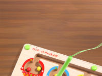 Juego Educativo Montessori De Colores Magnéticos Con Tablero De Laberinto Y Bola Mueble Bebés Para Niños Juguete Sensorial De Madera Para Edad 3-12 Años - details 2
