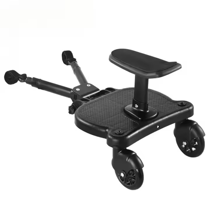 The second child baby stroller,, folding, universal, auxiliary pedal, travel sneak baby a good helper, travel talisman, accessories to assist, baby stroller rear hanging small tail car, safe and stable, height adjustable, anti-kick design, easy to install - 1