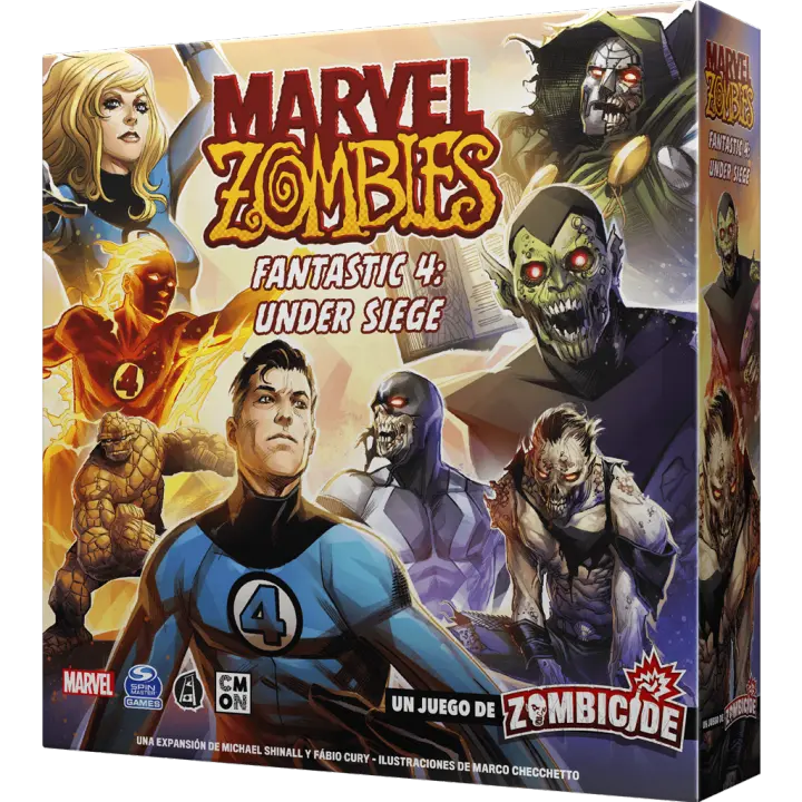 Marvel Zombies: Fantastic 4 Under Siege Juego de mesa CMON - 1