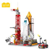 MOC Serie Creativa De Aeronáutica Bloques De Construcción Espacial Rocket Craft Set De Base Estación De Lanzamiento Para Niños Juguetes De Bloques De Plástico ABS Regalo Para Niños - details 11