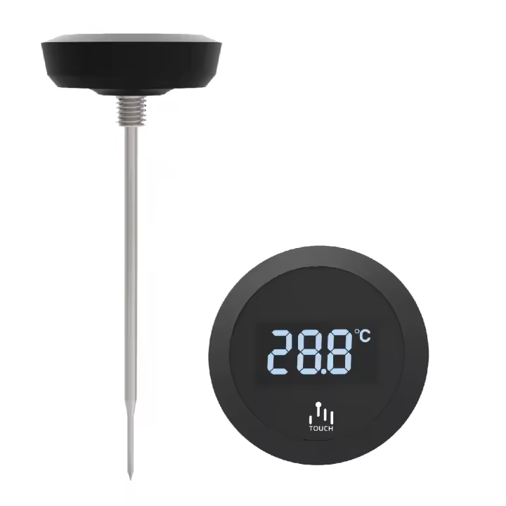 Termómetro De Cocina Digital Inalámbrico Para Barbacoa Y Carne Medidor De Agua Leche Y Café Herramienta Doméstica Precisa Y Confiable - 1