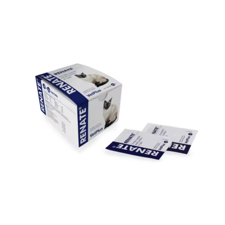 VETPLUS - Renate (30x2 gr) - Alimento complementario de Quelante de fosfato, Protector renal y Estimulante del apetito para Gatos - 1