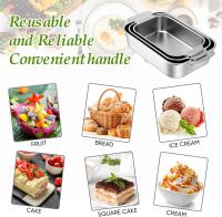 Horno Multifuncional De Acero Inoxidable Para Cocina Placa De Barbecue De Grado Alimenticio Antiadherente Con Fondo Plano Herramienta De Hornear - details 2