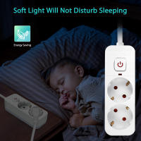 Aigostar Regleta Enchufe, Alargador Enchufe de 2/3/4 Tomas, Enchufe Multiple Regleta con Interruptor, Blanco - details 5